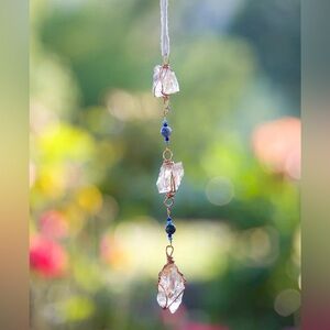 Lake County Diamond Car Charm Trinket - 3 Diamonds and Beads